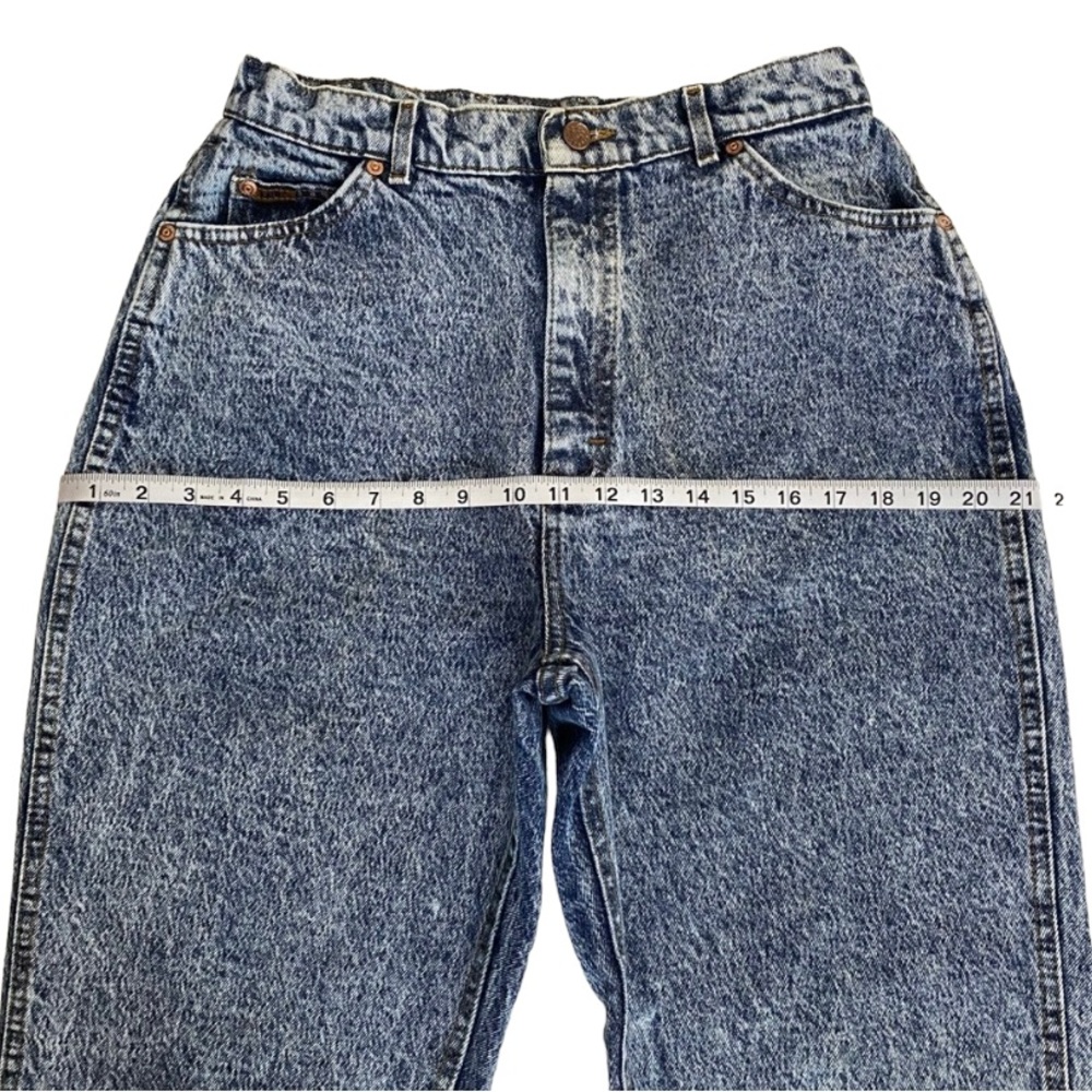 🚫SOLD🚫 Vintage Lee Acid Wash High Waist Mom Jeans Size 16 - Picture 8 of 14